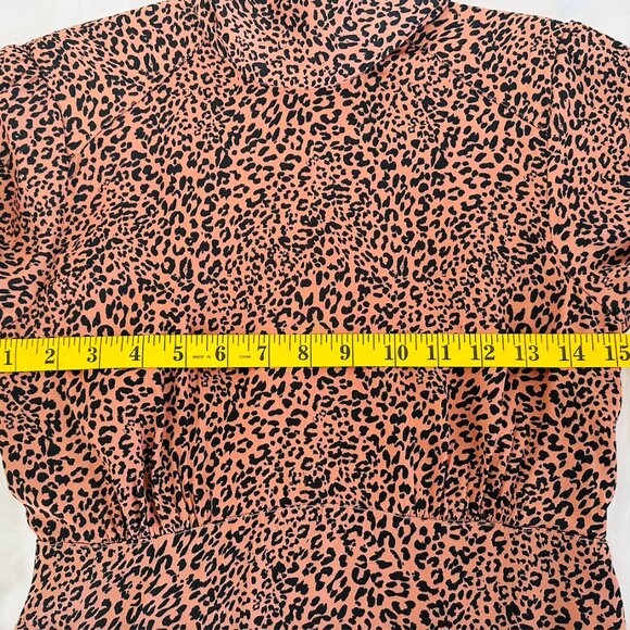 Leopard Backless Free People Dress Size 2 - Picture 3 of 5